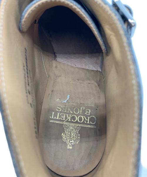 Crockett & Jones（クロケット＆ジョーンズ）Crockett & Jones (クロケット＆ジョーンズ) ダブルモンクブーツ ブラック サイズ:8Eの古着・服飾アイテム