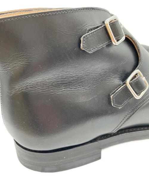 Crockett & Jones（クロケット＆ジョーンズ）Crockett & Jones (クロケット＆ジョーンズ) ダブルモンクブーツ ブラック サイズ:8Eの古着・服飾アイテム