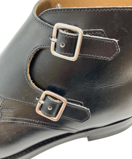 Crockett & Jones（クロケット＆ジョーンズ）Crockett & Jones (クロケット＆ジョーンズ) ダブルモンクブーツ ブラック サイズ:8Eの古着・服飾アイテム