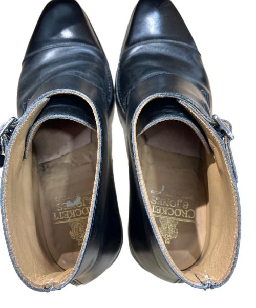 Crockett & Jones（クロケット＆ジョーンズ）Crockett & Jones (クロケット＆ジョーンズ) ダブルモンクブーツ ブラック サイズ:8Eの古着・服飾アイテム