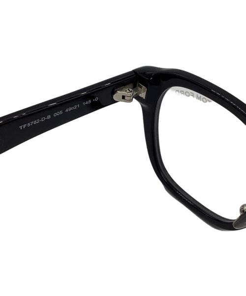 TOM FORD（トムフォード）TOM FORD (トムフォード) 伊達眼鏡 ブラック サイズ:49□21-145の古着・服飾アイテム