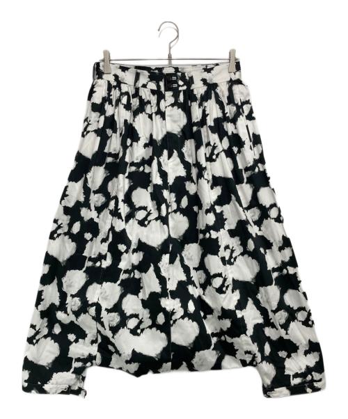 COMME des GARCONS COMME des GARCONS（コムデギャルソン コムデギャルソン）COMME des GARCONS COMME des GARCONS (コムデギャルソン コムデギャルソン) 総柄サルエルパンツ ブラック×ホワイト サイズ:Sの古着・服飾アイテム