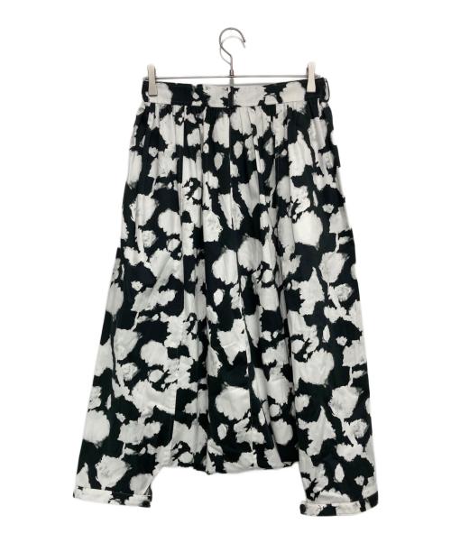 COMME des GARCONS COMME des GARCONS（コムデギャルソン コムデギャルソン）COMME des GARCONS COMME des GARCONS (コムデギャルソン コムデギャルソン) 総柄サルエルパンツ ブラック×ホワイト サイズ:Sの古着・服飾アイテム