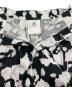 中古・古着 COMME des GARCONS COMME des GARCONS (コムデギャルソン コムデギャルソン) 総柄サルエルパンツ ブラック×ホワイト サイズ:S：32000円