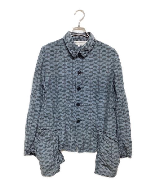 COMME des GARCONS COMME des GARCONS（コムデギャルソン コムデギャルソン）COMME des GARCONS COMME des GARCONS (コムデギャルソン コムデギャルソン) 総柄シャツジャケット ネイビー サイズ:Sの古着・服飾アイテム