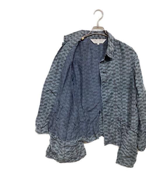 COMME des GARCONS COMME des GARCONS（コムデギャルソン コムデギャルソン）COMME des GARCONS COMME des GARCONS (コムデギャルソン コムデギャルソン) 総柄シャツジャケット ネイビー サイズ:Sの古着・服飾アイテム