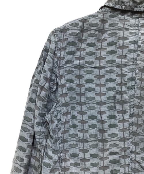 COMME des GARCONS COMME des GARCONS（コムデギャルソン コムデギャルソン）COMME des GARCONS COMME des GARCONS (コムデギャルソン コムデギャルソン) 総柄シャツジャケット ネイビー サイズ:Sの古着・服飾アイテム