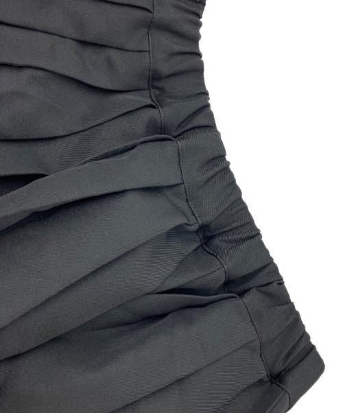 BLACK COMME des GARCONS（ブラックコムデギャルソン）BLACK COMME des GARCONS (ブラックコムデギャルソン) サイドファスナープリーツスカート ブラック サイズ:XS 未使用品の古着・服飾アイテム