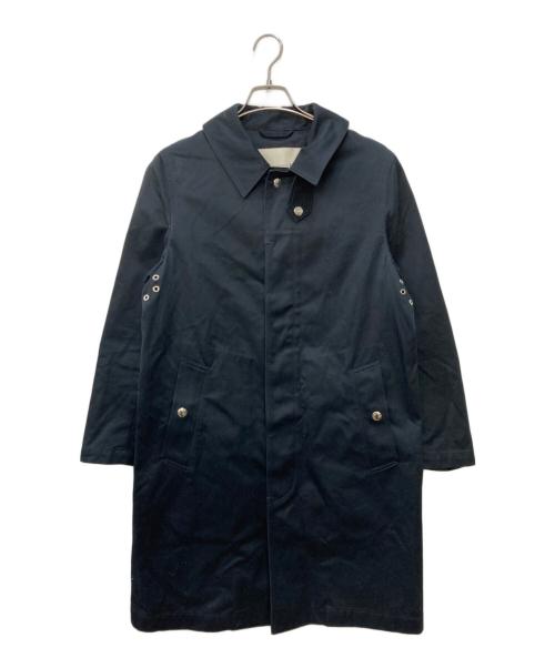 MACKINTOSH（マッキントッシュ）MACKINTOSH (マッキントッシュ) コットンデニム ステンカラーコート ネイビー サイズ:34の古着・服飾アイテム