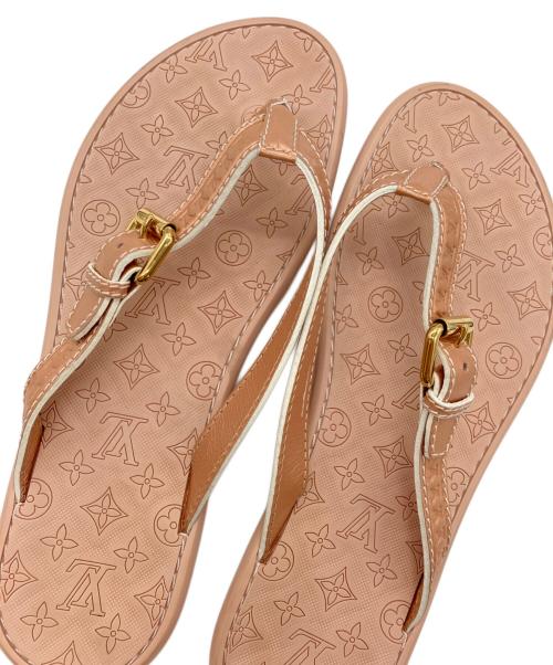 LOUIS VUITTON（ルイ ヴィトン）LOUIS VUITTON (ルイ ヴィトン) ビーチサンダル ピンク サイズ:36 1/2の古着・服飾アイテム