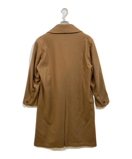 ETHOSENS（エトセンス）ETHOSENS (エトセンス) フラノロングコート ブラウン サイズ:SIZE 1の古着・服飾アイテム
