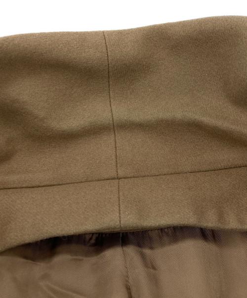 ETHOSENS（エトセンス）ETHOSENS (エトセンス) フラノロングコート ブラウン サイズ:SIZE 1の古着・服飾アイテム