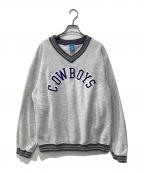 Championチャンピオン）の古着「Vネックスウェット」｜グレー