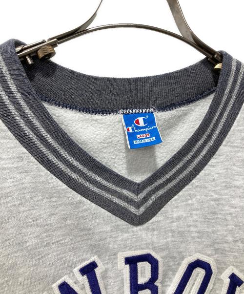 Champion（チャンピオン）Champion (チャンピオン) Vネックスウェット グレー サイズ:Lの古着・服飾アイテム