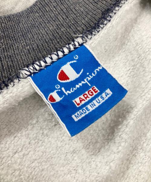 Champion（チャンピオン）Champion (チャンピオン) Vネックスウェット グレー サイズ:Lの古着・服飾アイテム