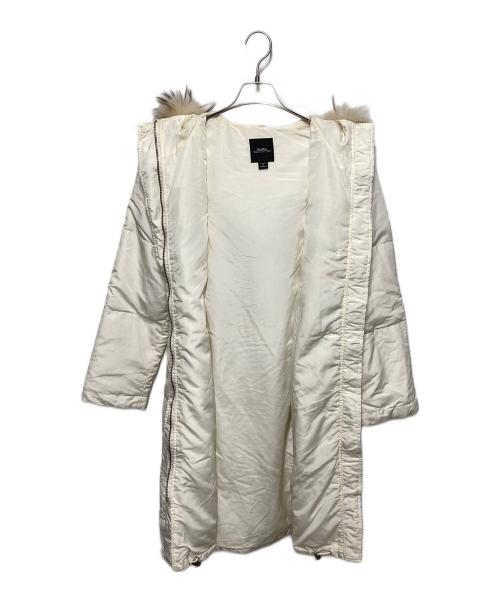 WEEKEND Max Mara（ウィークエンド マックスマーラ）WEEKEND Max Mara (ウィークエンド マックスマーラ) 中綿ウエストドローコードコート ホワイト サイズ:42の古着・服飾アイテム