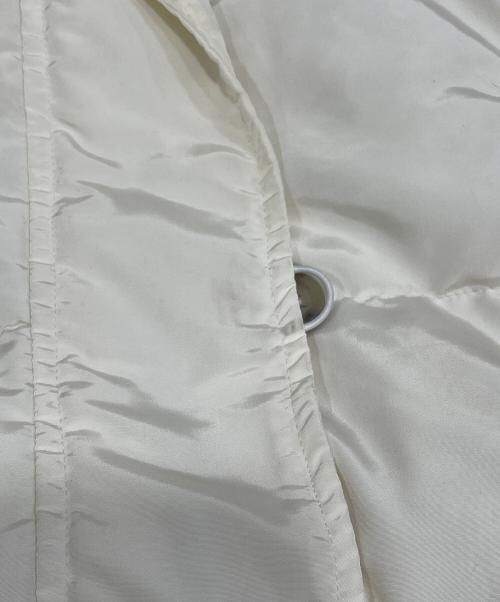 WEEKEND Max Mara（ウィークエンド マックスマーラ）WEEKEND Max Mara (ウィークエンド マックスマーラ) 中綿ウエストドローコードコート ホワイト サイズ:42の古着・服飾アイテム