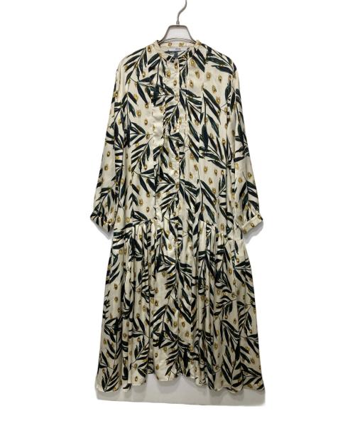 JOURNAL STANDARD relume（ジャーナルスタンダード レリューム）JOURNAL STANDARD relume (ジャーナルスタンダード レリューム) ホワイトボタニカルワンピース アイボリー サイズ:freeの古着・服飾アイテム