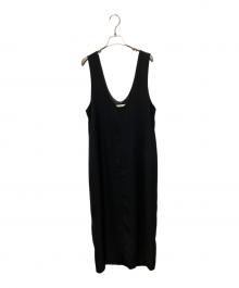 anuke（アンヌーク）の古着「Twill Uneck Onepiece」｜ブラック