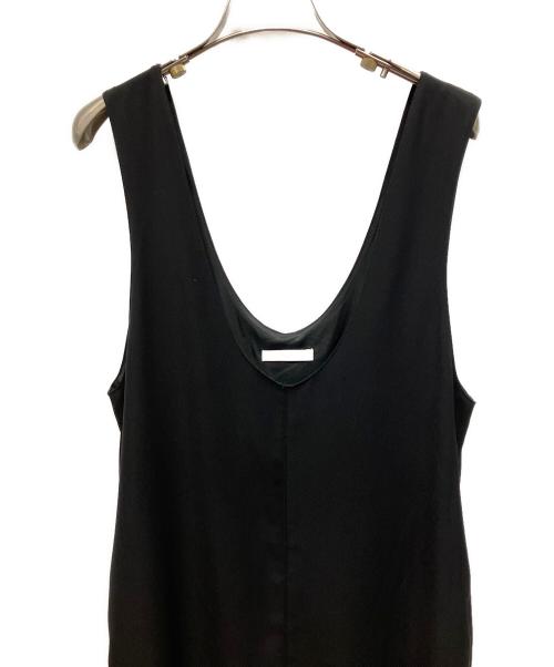 anuke（アンヌーク）anuke (アンヌーク) Twill Uneck Onepiece ブラック サイズ:38の古着・服飾アイテム