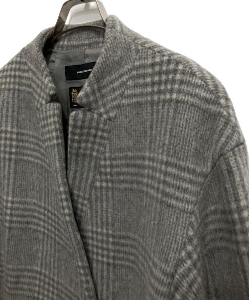 JOURNAL STANDARD（ジャーナルスタンダード）JOURNAL STANDARD (ジャーナルスタンダード) MANTECOシャギーミドルコート グレー サイズ:36の古着・服飾アイテム