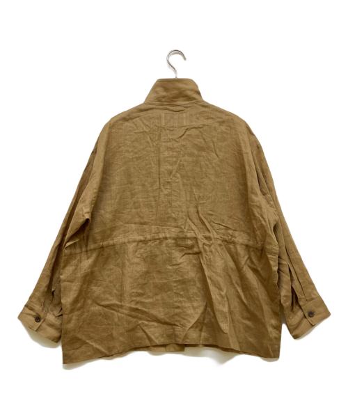 FRAMeWORK（フレームワーク）FRAMeWORK (フレームワーク) ラミースタンドブルゾン ブラウン サイズ:Freeの古着・服飾アイテム