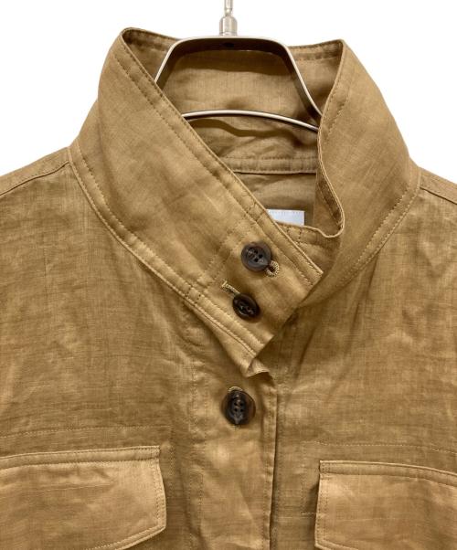 FRAMeWORK（フレームワーク）FRAMeWORK (フレームワーク) ラミースタンドブルゾン ブラウン サイズ:Freeの古着・服飾アイテム