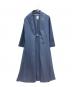 JENNE（ジェンヌ）の古着「ショール風オードリーコート」｜ネイビー