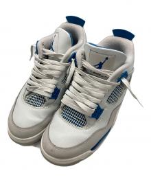 NIKE（ナイキ）の古着「AIR JORDAN 4 RETRO」｜グレー×ブルー