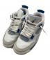 NIKE（ナイキ）の古着「AIR JORDAN 4 RETRO」｜グレー×ブルー