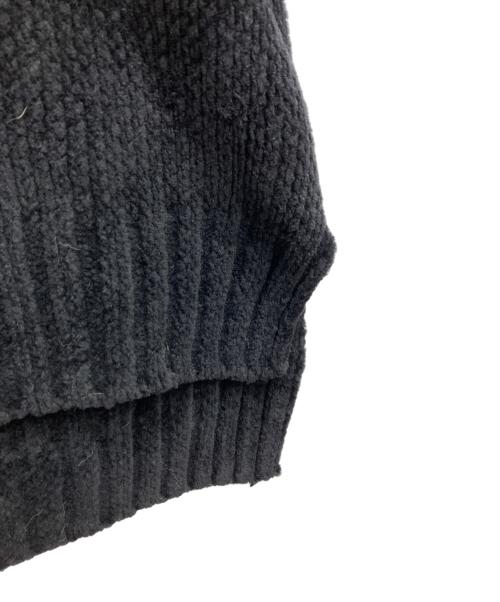 ATON（エイトン）ATON (エイトン) WOOL MOLE CREW NECK VEST ブラック サイズ:01の古着・服飾アイテム