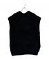 ATON (エイトン) WOOL MOLE CREW NECK VEST ブラック サイズ:01：8000円