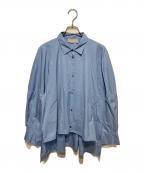 HLMエイチエルエム）の古着「ラウンドシェイプブラウス」｜ブルー