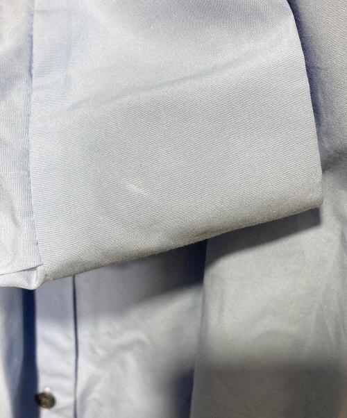 HLM（エイチエルエム）hLM (エイチエルエム) ラウンドシェイプブラウス ブルー サイズ:Fの古着・服飾アイテム