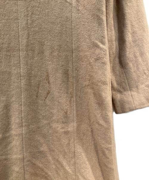 BURBERRY BLUE LABEL（バーバリー ブルー レーベル）BURBERRY BLUE LABEL (バーバリーロンドンブルーレーベル) アンゴラブレンドコート ベージュ サイズ:38の古着・服飾アイテム