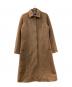 BURBERRY BLUE LABEL（バーバリーロンドンブルーレーベル）の古着「アンゴラブレンドコート」｜ベージュ