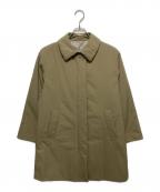 Gabardine K.Tギャバシンケーティー）の古着「アクティブストレッチタフタ 中綿入りステンカラーコート」｜ベージュ