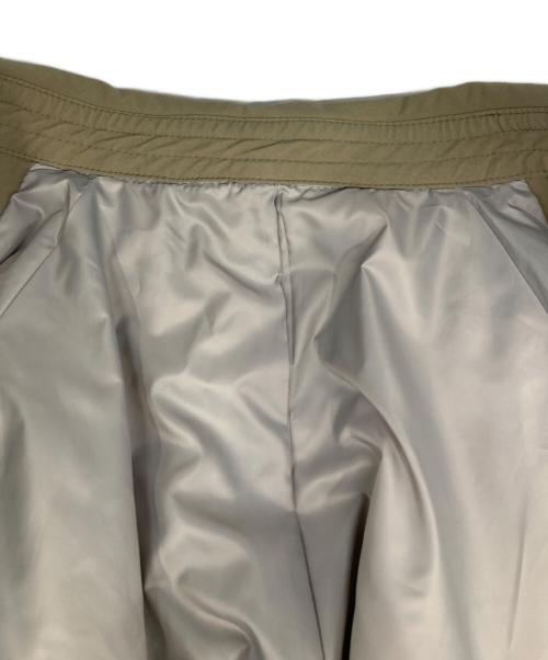 Gabardine K.T（ギャバシンケーティー）Gabardine K.T (ギャバシンケーティー) アクティブストレッチタフタ 中綿入りステンカラーコート ベージュ サイズ:9の古着・服飾アイテム