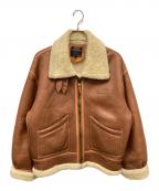 AVIREXアヴィレックス）の古着「B-3 ムートンジャケット」｜ブラウン
