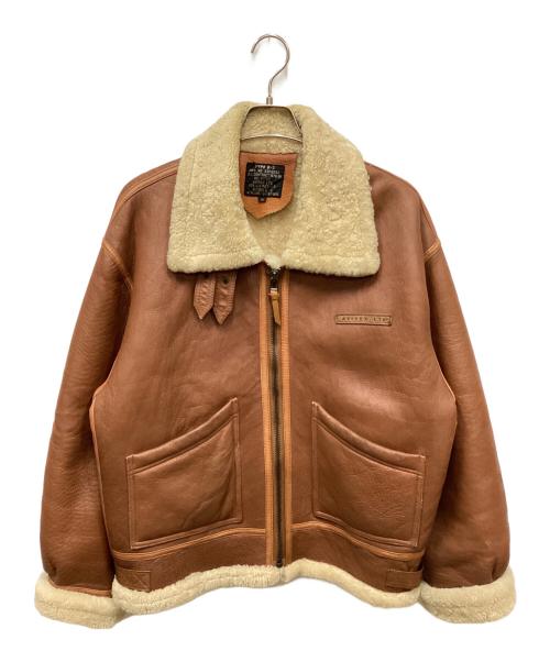 AVIREX（アヴィレックス）AVIREX (アヴィレックス) B-3 ムートンジャケット ブラウン サイズ:Mの古着・服飾アイテム
