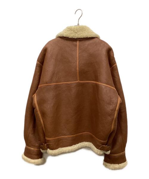 AVIREX（アヴィレックス）AVIREX (アヴィレックス) B-3 ムートンジャケット ブラウン サイズ:Mの古着・服飾アイテム