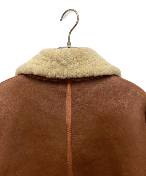 AVIREX（アヴィレックス）AVIREX (アヴィレックス) B-3 ムートンジャケット ブラウン サイズ:Mの古着・服飾アイテム