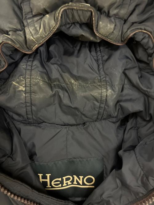 HERNO（ヘルノ）HERNO (ヘルノ) PI0308U-12004-9200　ポーラテック フーディダウン ジャケット ネイビー サイズ:44の古着・服飾アイテム
