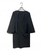 CINOHチノ）の古着「BLACK FORMAL SLIT SLEEVE DRESS　22S0P006」｜ブラック