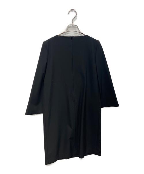 CINOH（チノ）CINOH (チノ) BLACK FORMAL SLIT SLEEVE DRESS　22S0P006 ブラック サイズ:38の古着・服飾アイテム