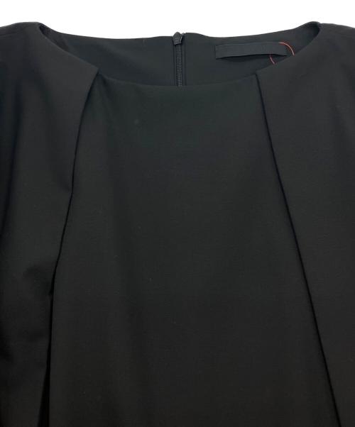 CINOH（チノ）CINOH (チノ) BLACK FORMAL SLIT SLEEVE DRESS　22S0P006 ブラック サイズ:38の古着・服飾アイテム