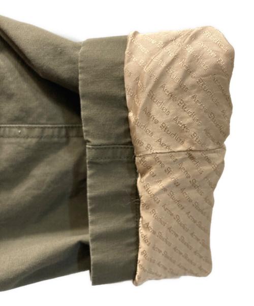 Acne studios（アクネ ストゥディオス）ACNE STUDIOS (アクネ ストゥディオス) Relaxed fit coat/リラックスドフィットコート グリーン サイズ:44の古着・服飾アイテム