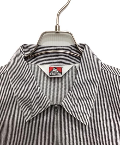 BEN DAVIS（ベンデイビス）BEN DAVIS (ベンデイビス) USA製ハーフジップワークシャツ インディゴ サイズ:Lの古着・服飾アイテム