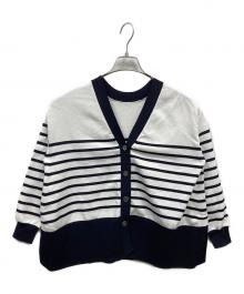 UNITED ARROWS TOKYO（ユナイテッドアローズトウキョウ）の古着「ミニマル 2WAY カーディガン」｜ホワイト