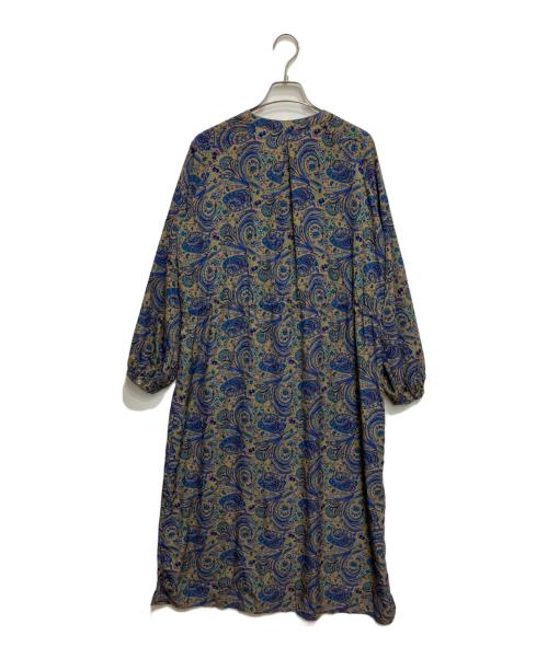 SOEJU（ソージュ）SOEJU (ソージュ) ペイズリー柄ワンピース ブルー サイズ:FREEの古着・服飾アイテム